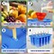 Silicone Popsicle Molds – Food-Grade Reusable Molds for Kids, Homemade Ice Cream and Ice Pop Maker, Includes Popsicle Sticks, Popsicle Bags, and Funnel (Blue)